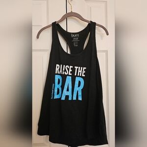 Burn Bootcamp Tank Top. XL Women's. Bootcamp. Black workout tank.
